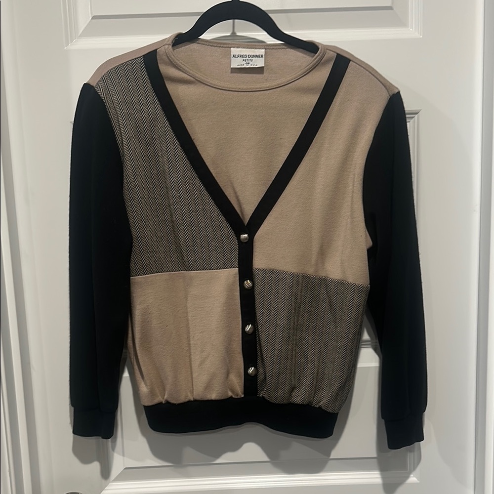 Vintage Alfred Dunner‎ Women's Cardigan Sweater - EUC